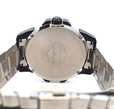 Bulova 42 mm 2012 Harley Davidson 78B124 Steel Quartz Watch Date 9in 100M