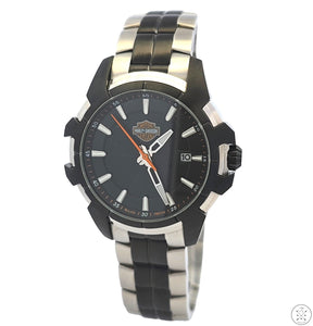 Bulova 42 mm 2012 Harley Davidson 78B124 Steel Quartz Watch Date 9in 100M