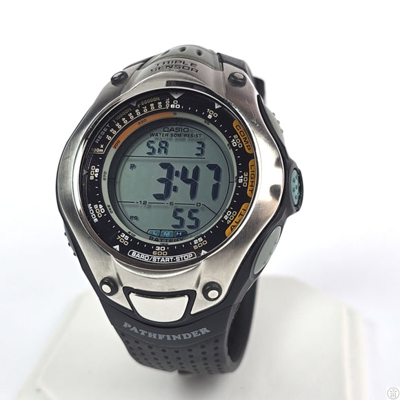 Casio Pathfinder PAG-70 Digital Watch 45 mm Triple Sensor Sport 8.5 inch