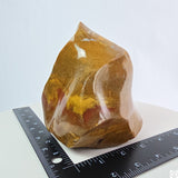 New 1530 gram 5 inch Natural Red Jasper Flame 3.37 lb