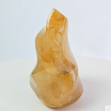 New 470 gram 4 inch Natural Golden Healer Quartz Flame 1.03 lb
