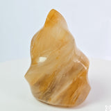 New 470 gram 4 inch Natural Golden Healer Quartz Flame 1.03 lb