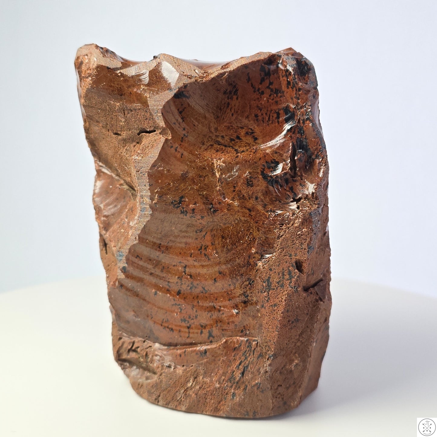 Vintage 1117 gram 4.7 inch Natural Mahogany Obsidian Freeform 2.46 lb Specimen