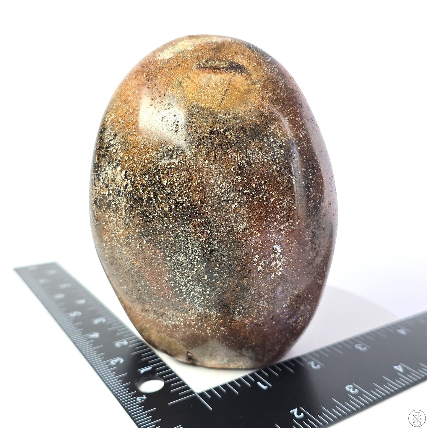 New 1242 gram 4.9 inch Natural Hair Agate Freeform 2.74 lb Polished Specimen