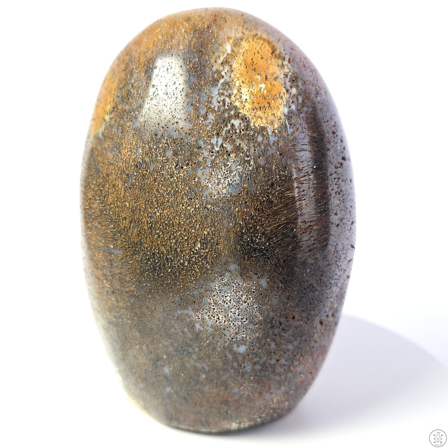 New 1242 gram 4.9 inch Natural Hair Agate Freeform 2.74 lb Polished Specimen