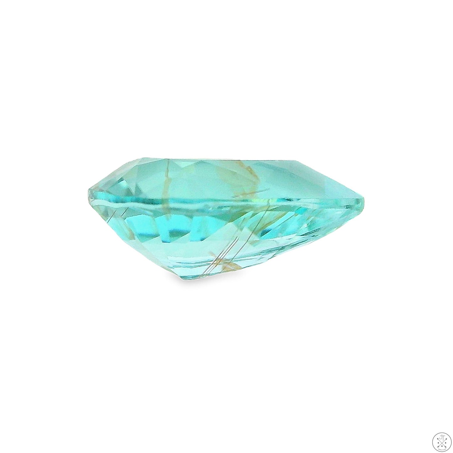 1.65 Carat 10 x 7 mm Paraiba Tourmaline Pear Faceted Natural Gemstone Elbaite