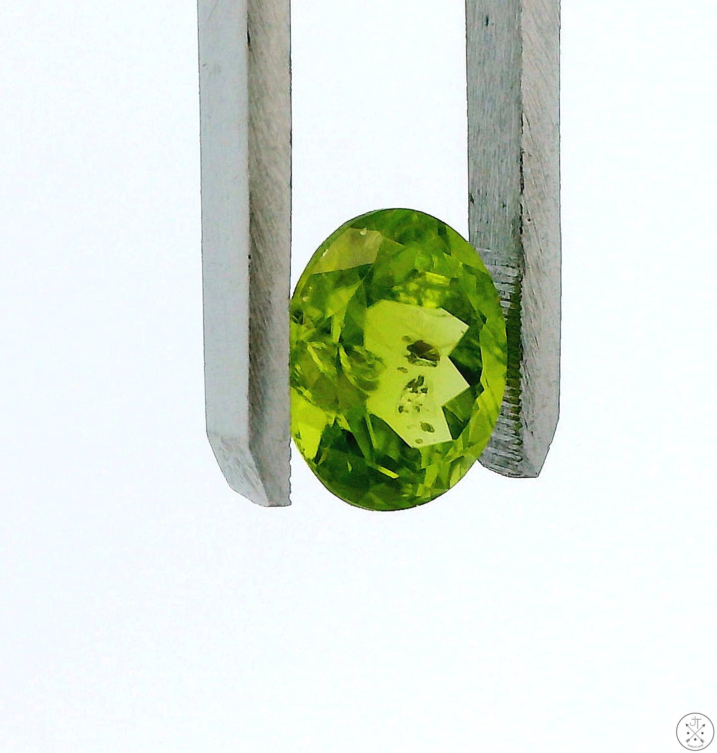 4.50 Carat Natural Peridot 11 x 9 mm Oval Faceted Gemstone Loose