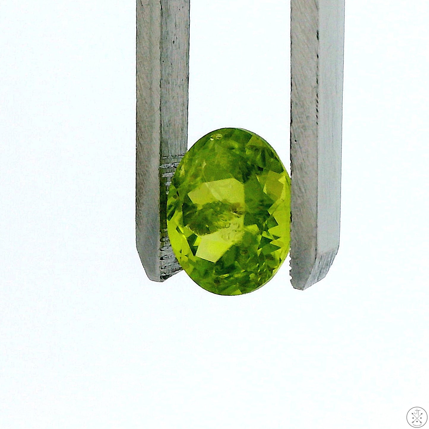 4.50 Carat Natural Peridot 11 x 9 mm Oval Faceted Gemstone Loose