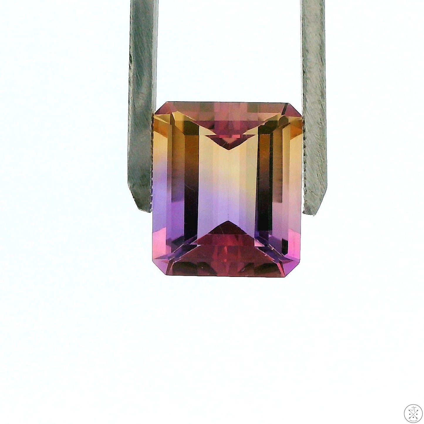 10.09 Carat Natural Ametrine 14 x 11 mm Emerald Faceted Gemstone Loose Amethyst Citrine