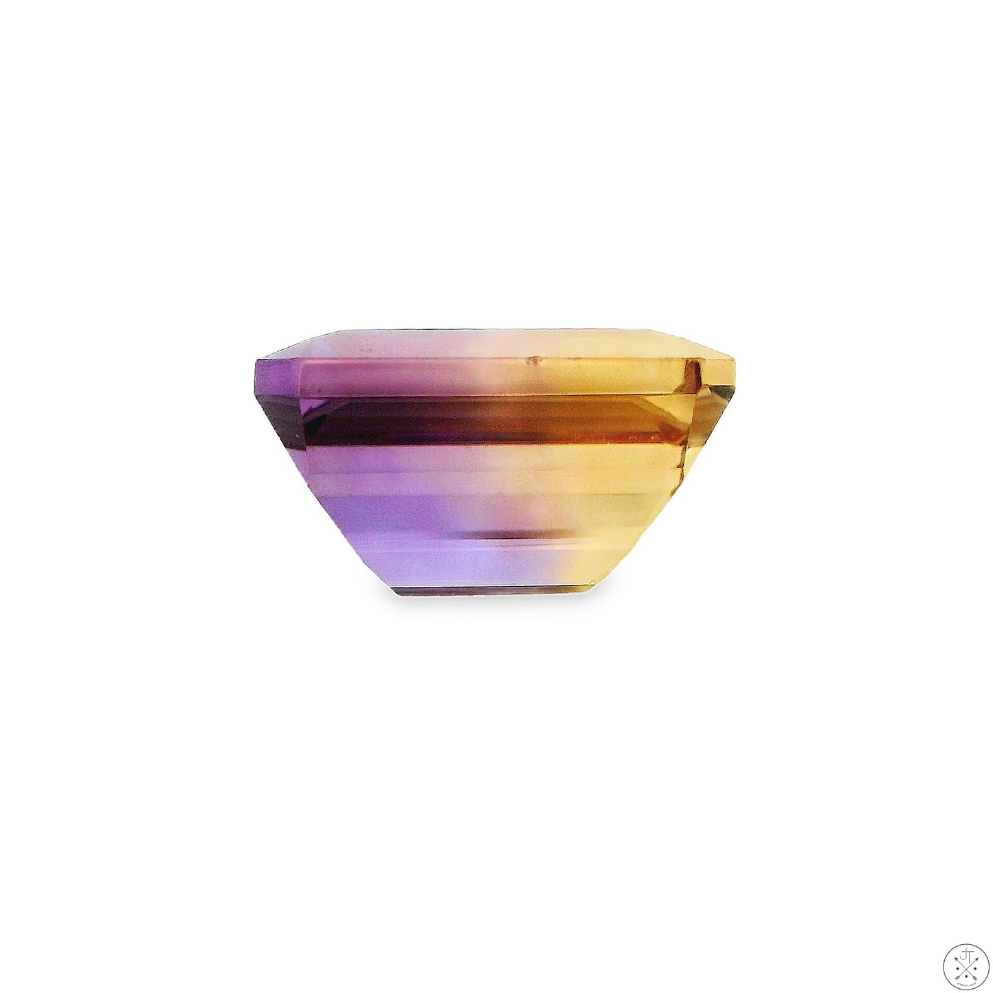 10.09 Carat Natural Ametrine 14 x 11 mm Emerald Faceted Gemstone Loose Amethyst Citrine