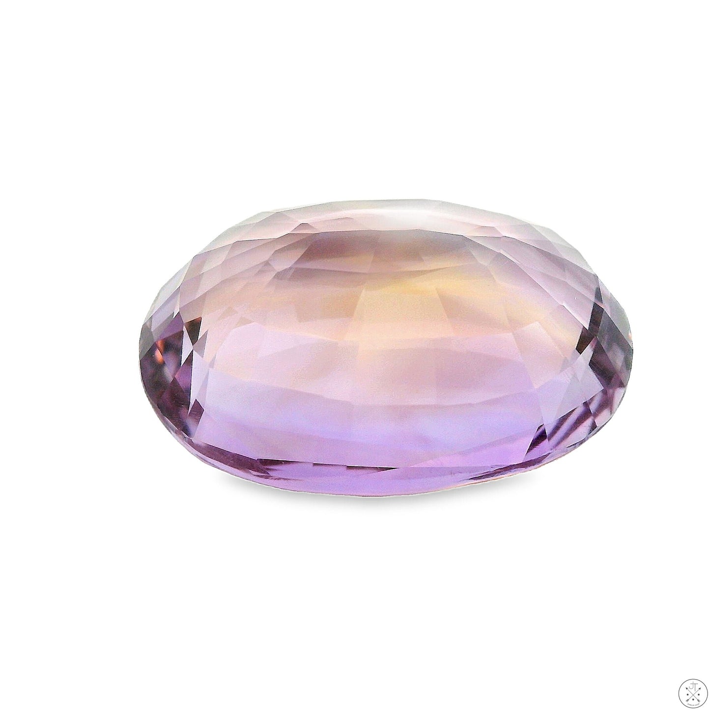 26.72 Carat Natural Ametrine 23 x 18 mm Oval Faceted Gemstone Loose Amethyst Citrine