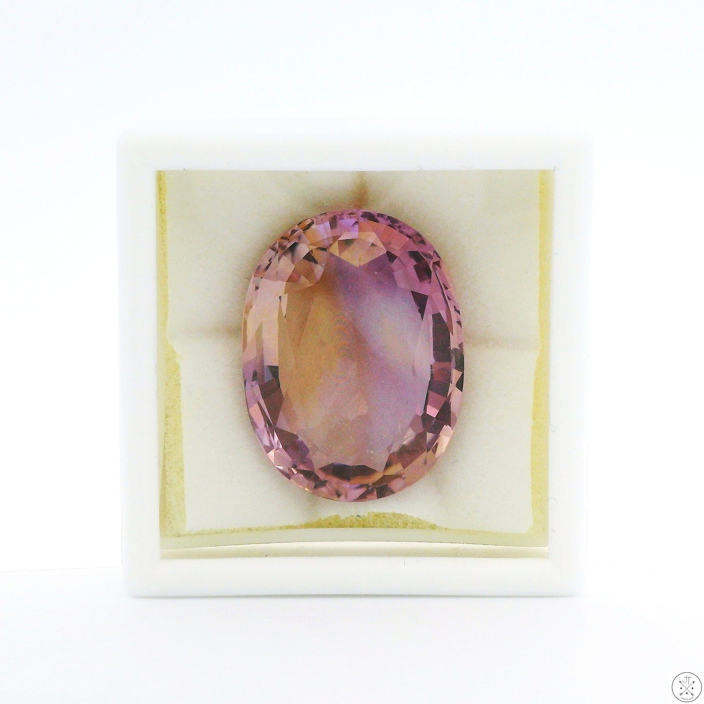 26.72 Carat Natural Ametrine 23 x 18 mm Oval Faceted Gemstone Loose Amethyst Citrine