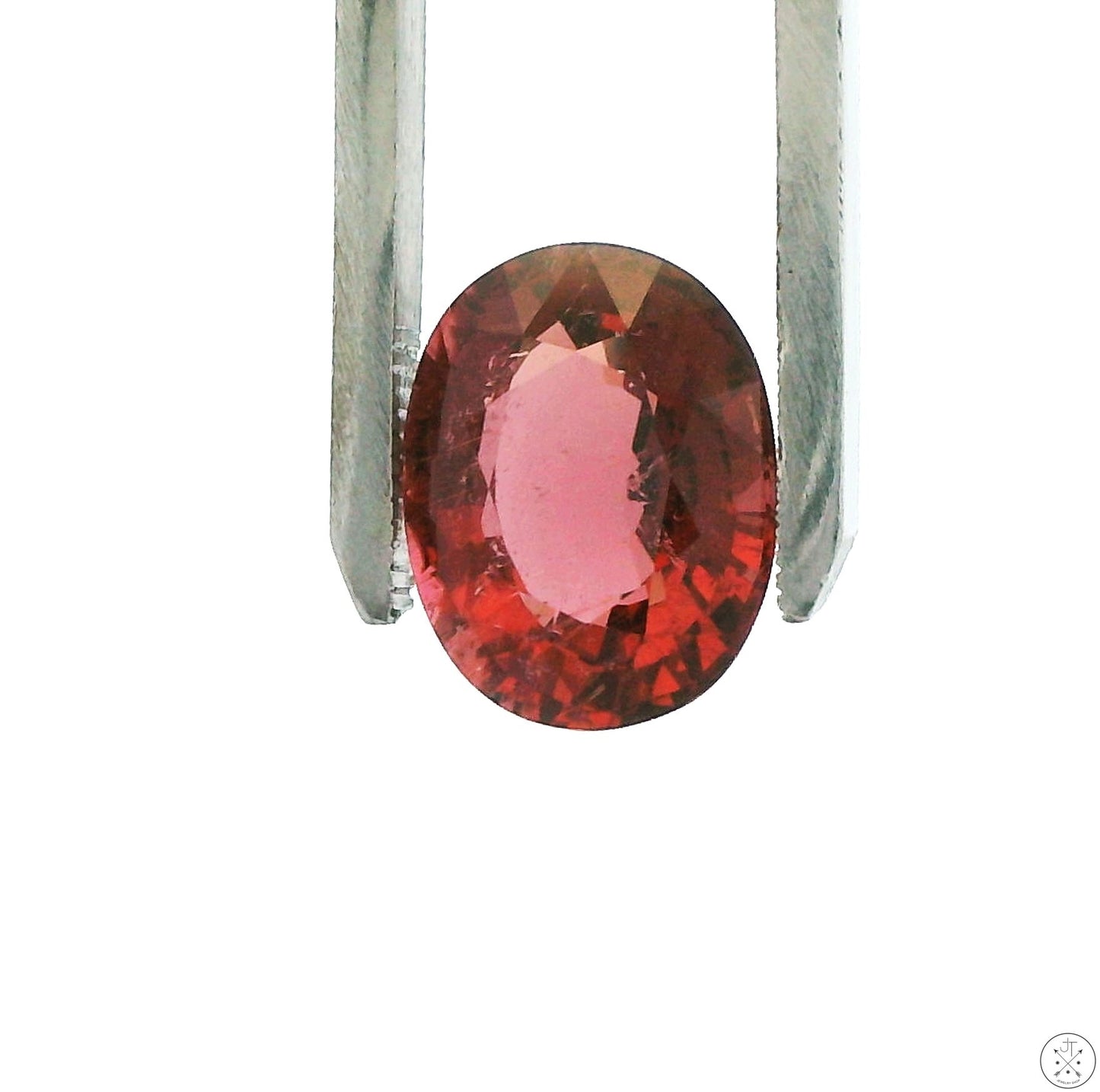 7.51 Carat Natural Pink Tourmaline 14 x 11 mm Oval Faceted Gemstone Loose