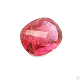 3.98 Carat Natural Pink Tourmaline 11 x 9 mm Cushion Faceted Gemstone Loose