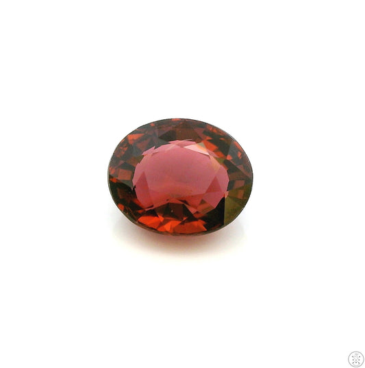 1.60 Carat Natural Pink Tourmaline 8.2 x 6.8 mm Oval Faceted Gemstone Loose