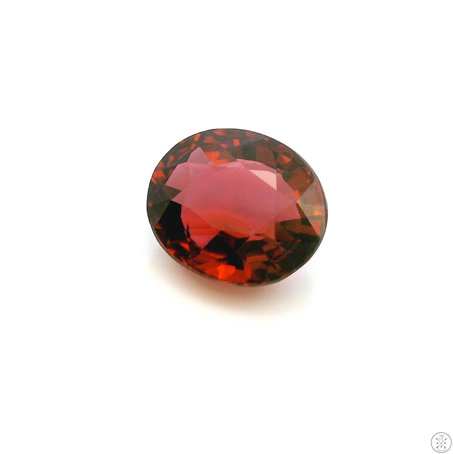 1.60 Carat Natural Pink Tourmaline 8.2 x 6.8 mm Oval Faceted Gemstone Loose