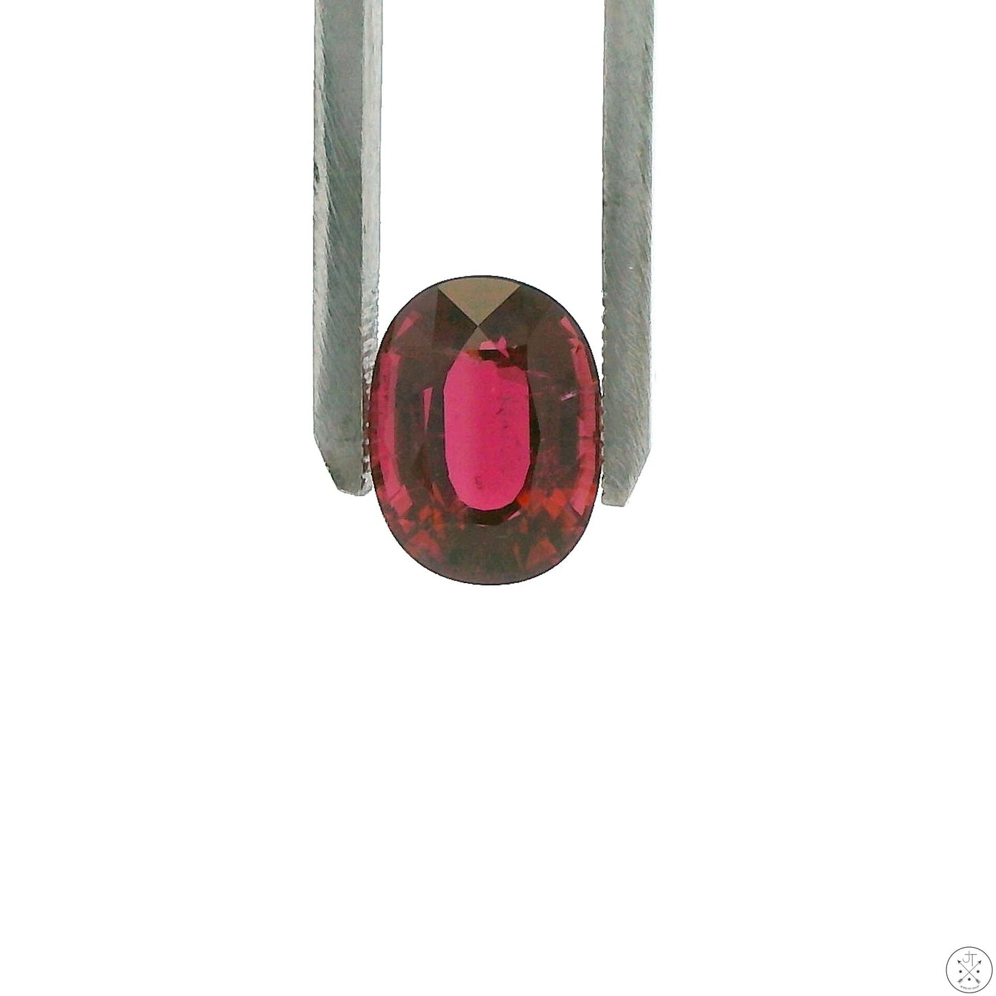 5.31 Carat Natural Pink Tourmaline 12 x 9 mm Oval Faceted Gemstone Loose