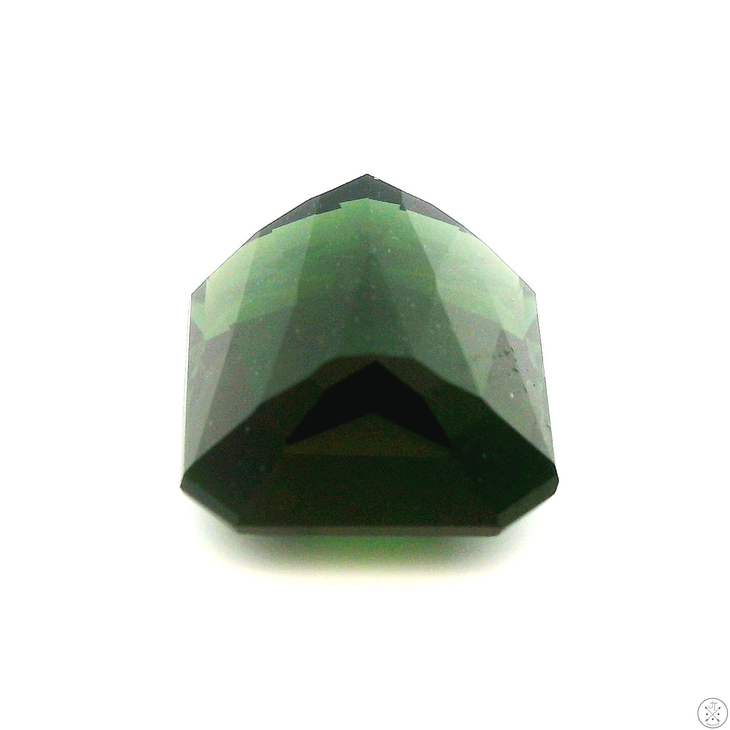 6.05 Carat Natural Green Tourmaline 10 mm Square Emerald Faceted Gemstone Loose