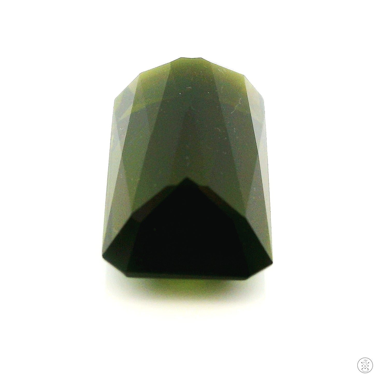 5.92 Carat Natural Green Tourmaline 13 x 8 mm Rectangle Faceted Gemstone Loose