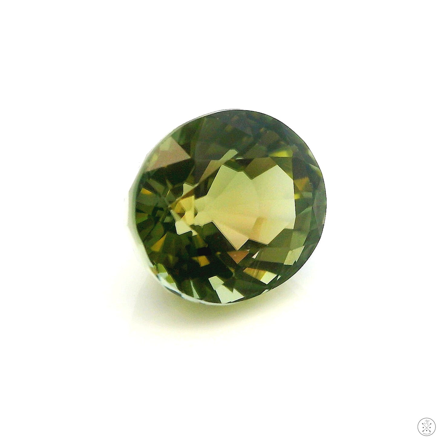 2.66 Carat Natural Green Tourmaline 8.5 x 7.2 mm Oval Faceted Gemstone Loose