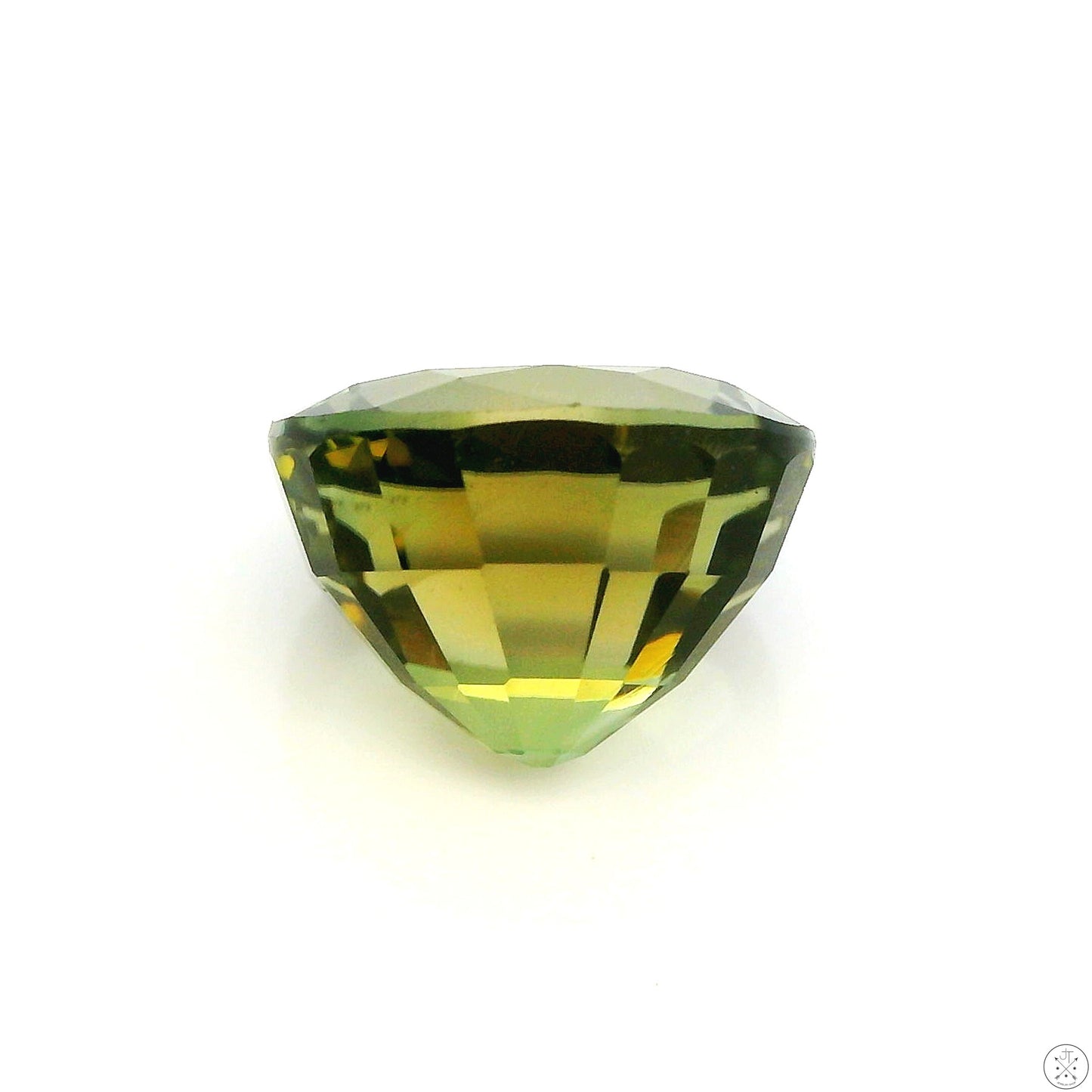 2.66 Carat Natural Green Tourmaline 8.5 x 7.2 mm Oval Faceted Gemstone Loose