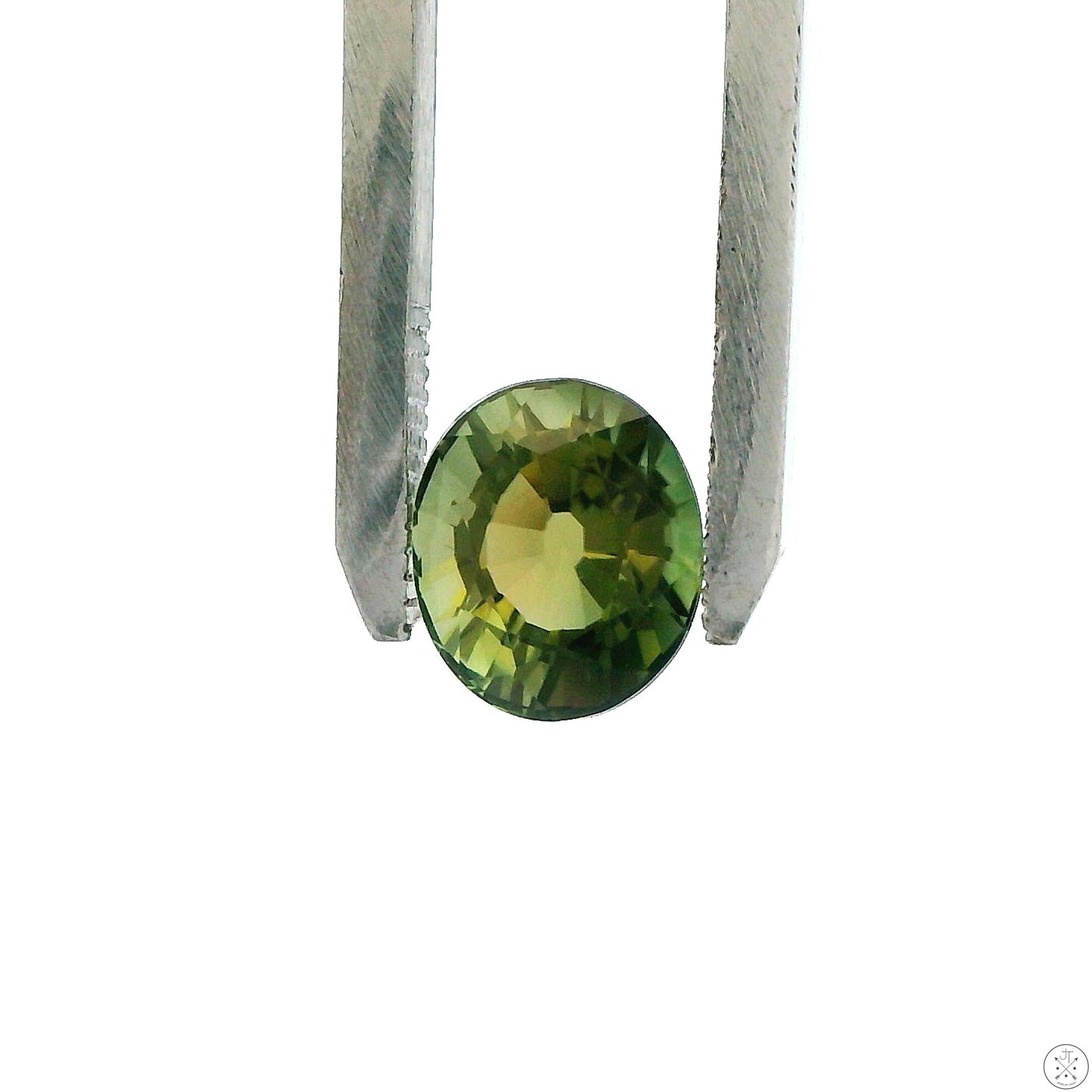 2.66 Carat Natural Green Tourmaline 8.5 x 7.2 mm Oval Faceted Gemstone Loose