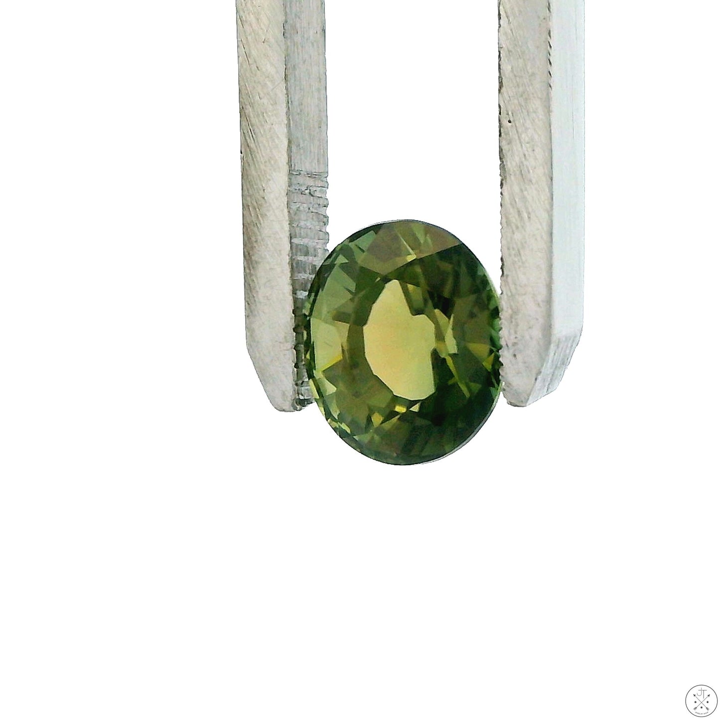 2.66 Carat Natural Green Tourmaline 8.5 x 7.2 mm Oval Faceted Gemstone Loose