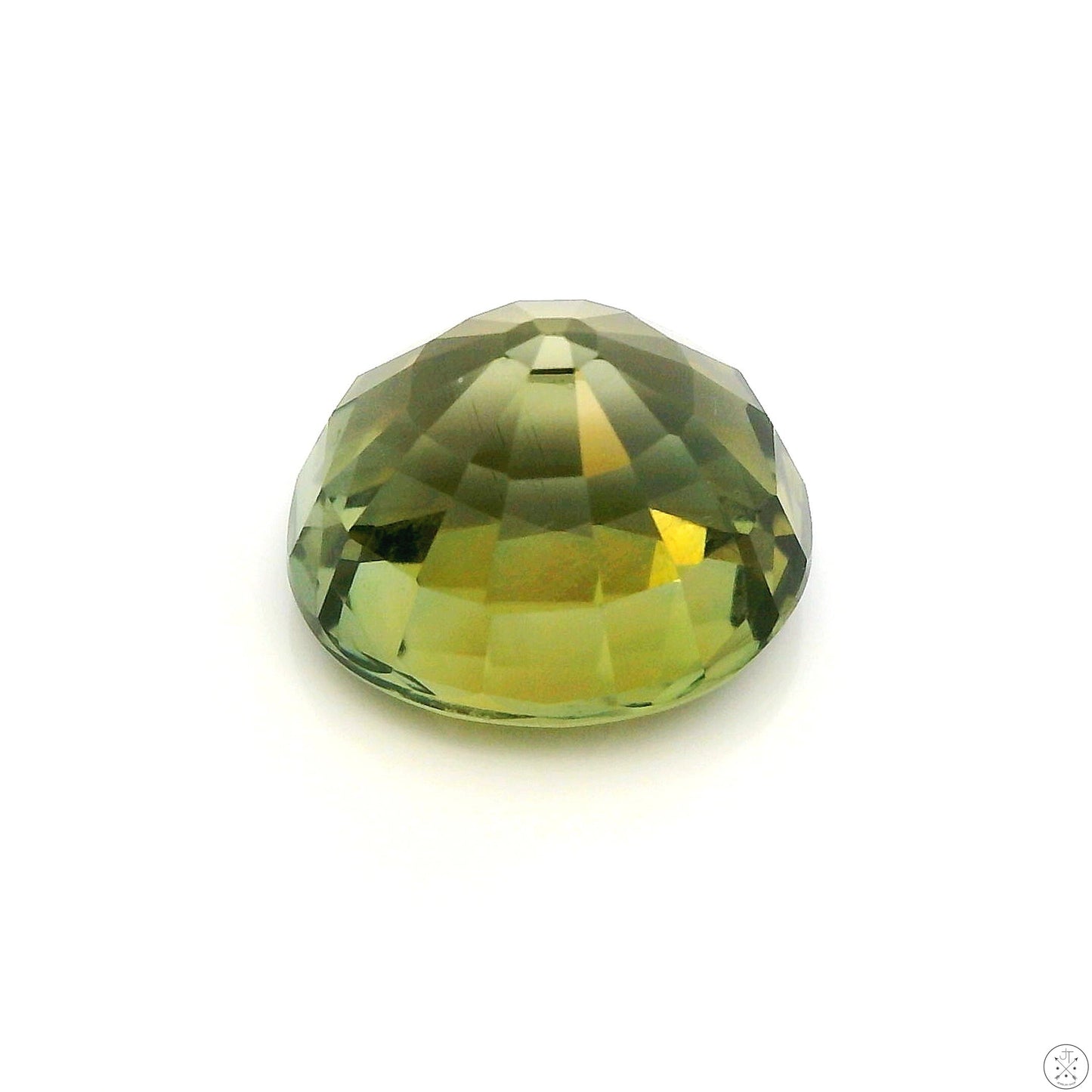 2.66 Carat Natural Green Tourmaline 8.5 x 7.2 mm Oval Faceted Gemstone Loose