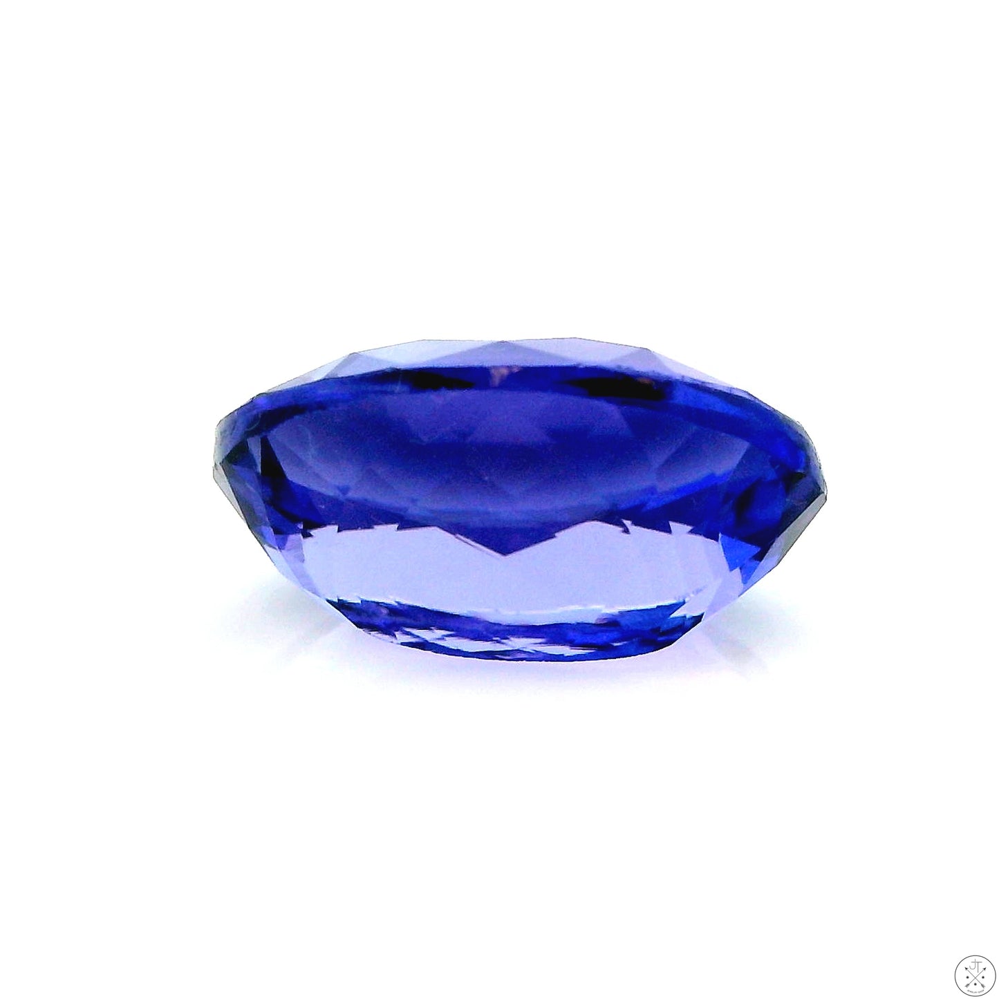 3.81 Carat Natural Tanzanite 11 x 9 mm Oval Faceted Gemstone Loose
