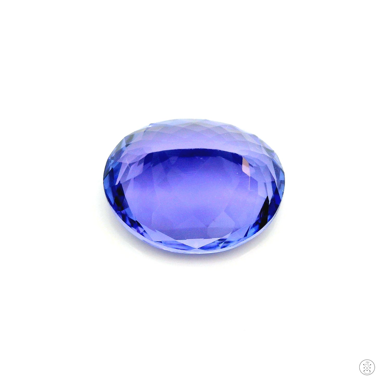 3.81 Carat Natural Tanzanite 11 x 9 mm Oval Faceted Gemstone Loose