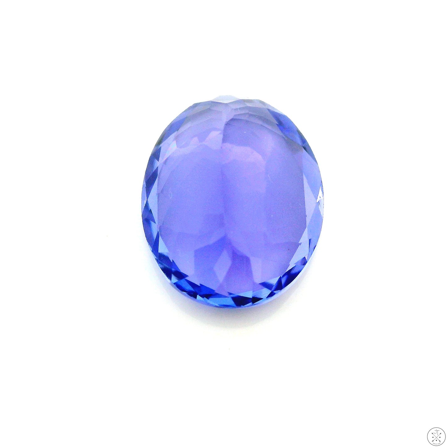 3.81 Carat Natural Tanzanite 11 x 9 mm Oval Faceted Gemstone Loose