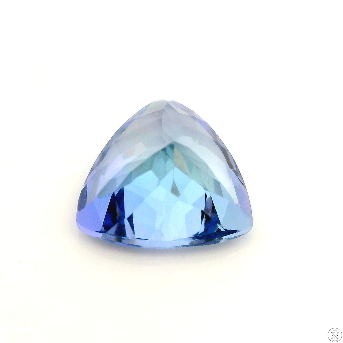 2.24 Carat Natural Tanzanite 8 mm Trillion Faceted Gemstone Loose