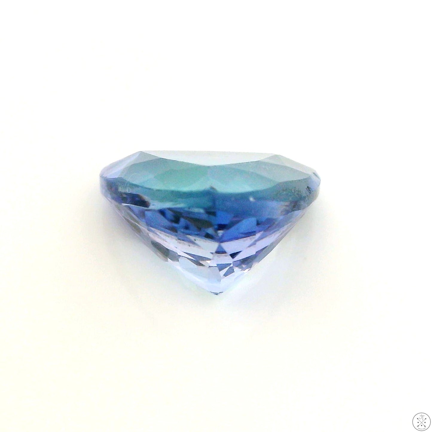 2.24 Carat Natural Tanzanite 8 mm Trillion Faceted Gemstone Loose