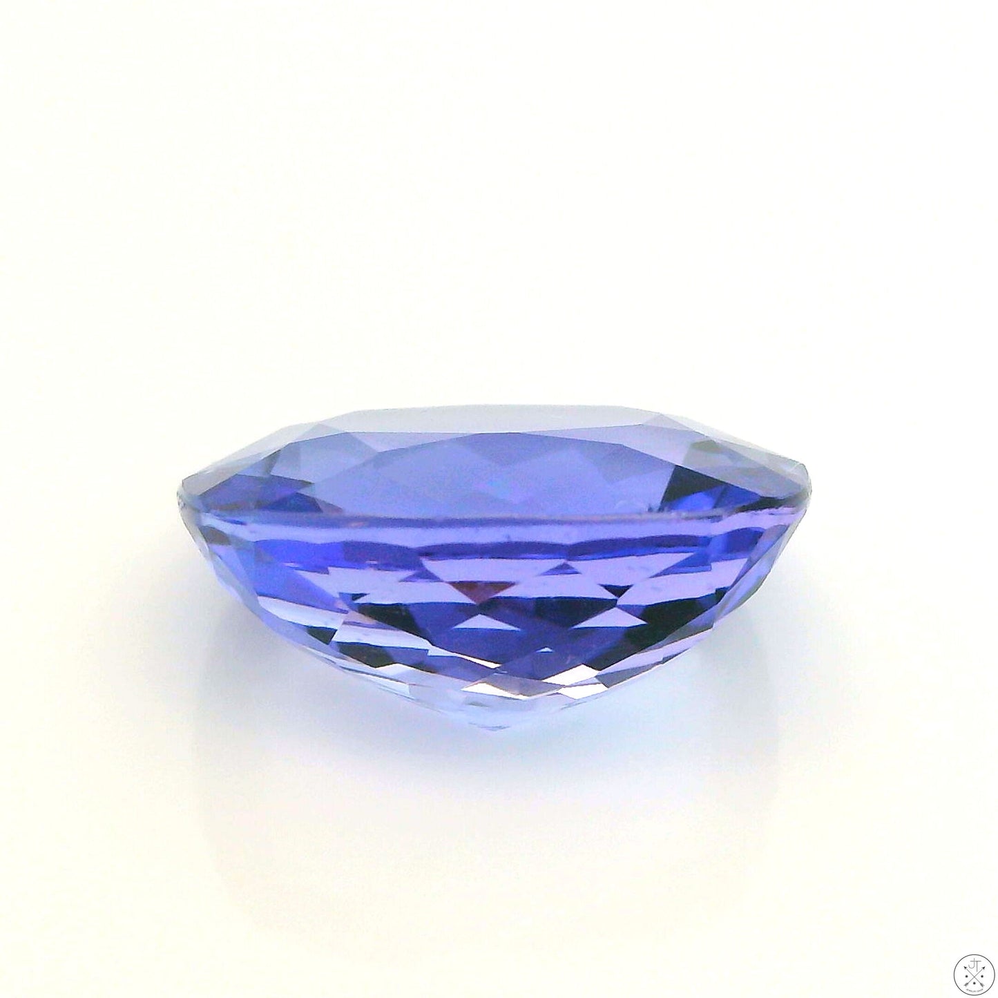2.65 Carat Natural Tanzanite 10 x 7 mm Cushion Faceted Gemstone Loose