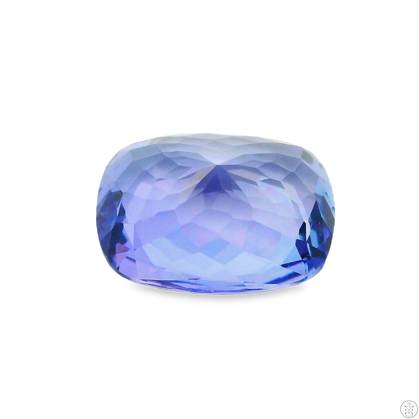 2.65 Carat Natural Tanzanite 10 x 7 mm Cushion Faceted Gemstone Loose