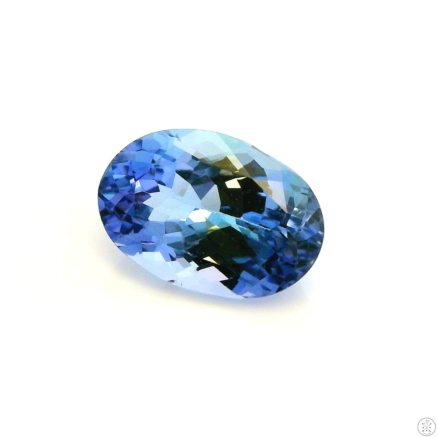 1.59 Carat Natural Tanzanite 9 x 6 mm Oval Faceted Gemstone Loose