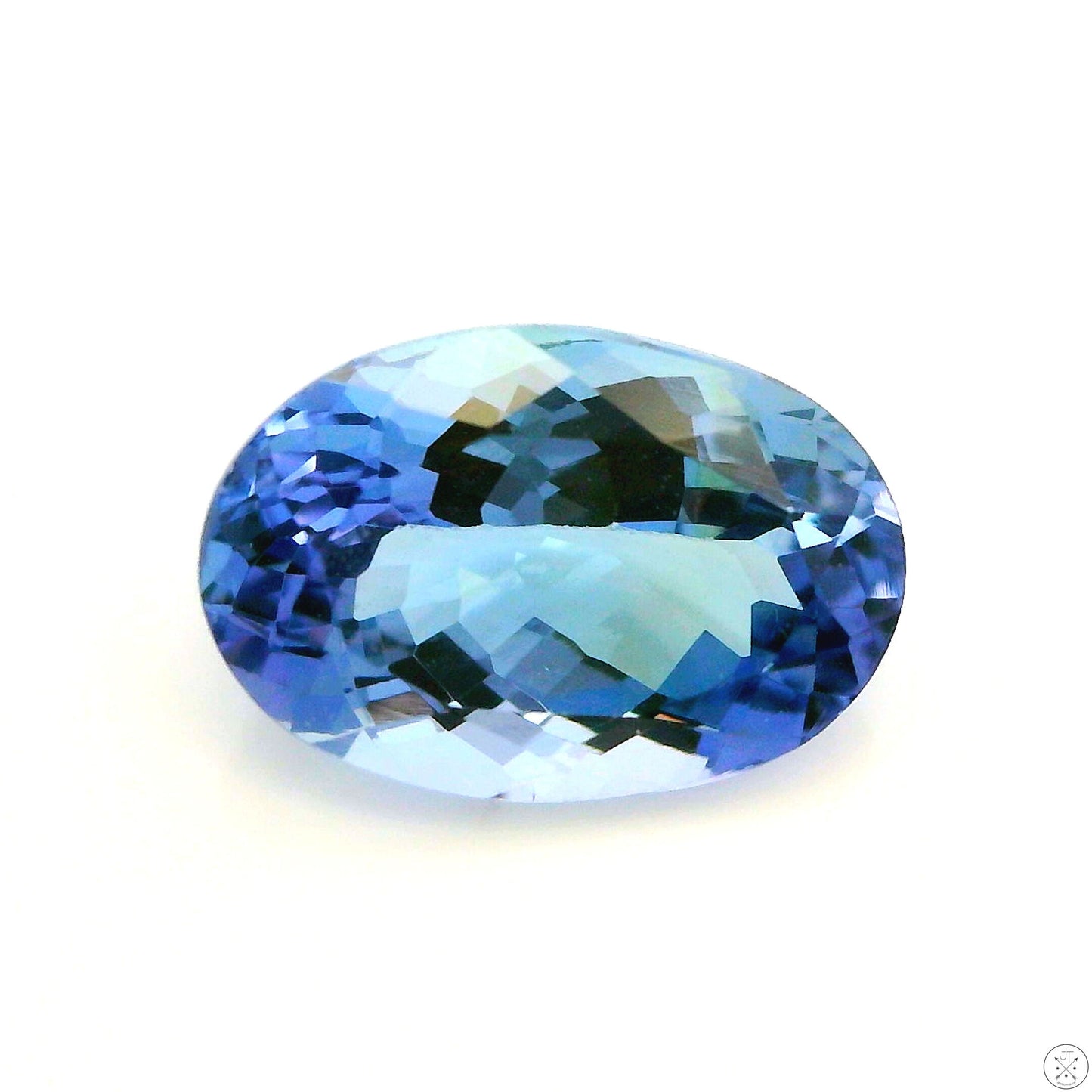 1.59 Carat Natural Tanzanite 9 x 6 mm Oval Faceted Gemstone Loose