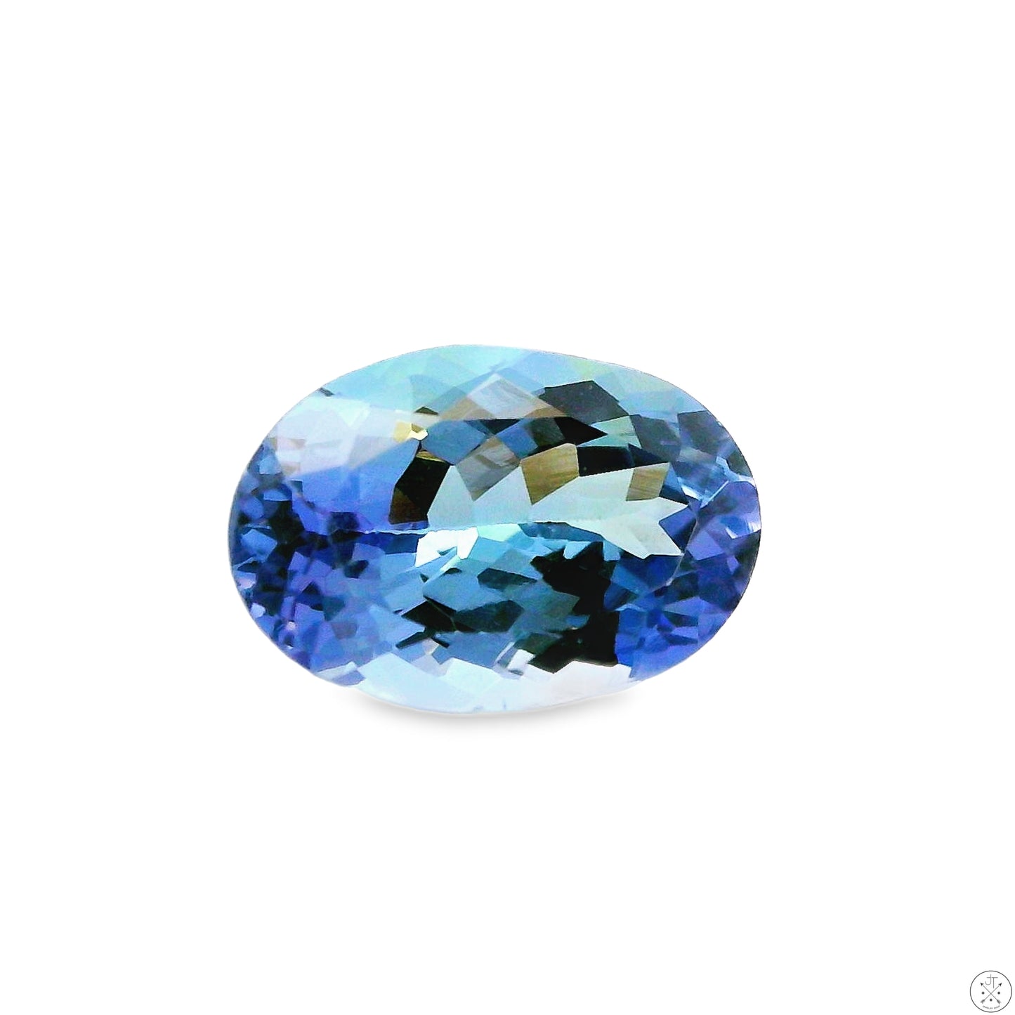 1.59 Carat Natural Tanzanite 9 x 6 mm Oval Faceted Gemstone Loose