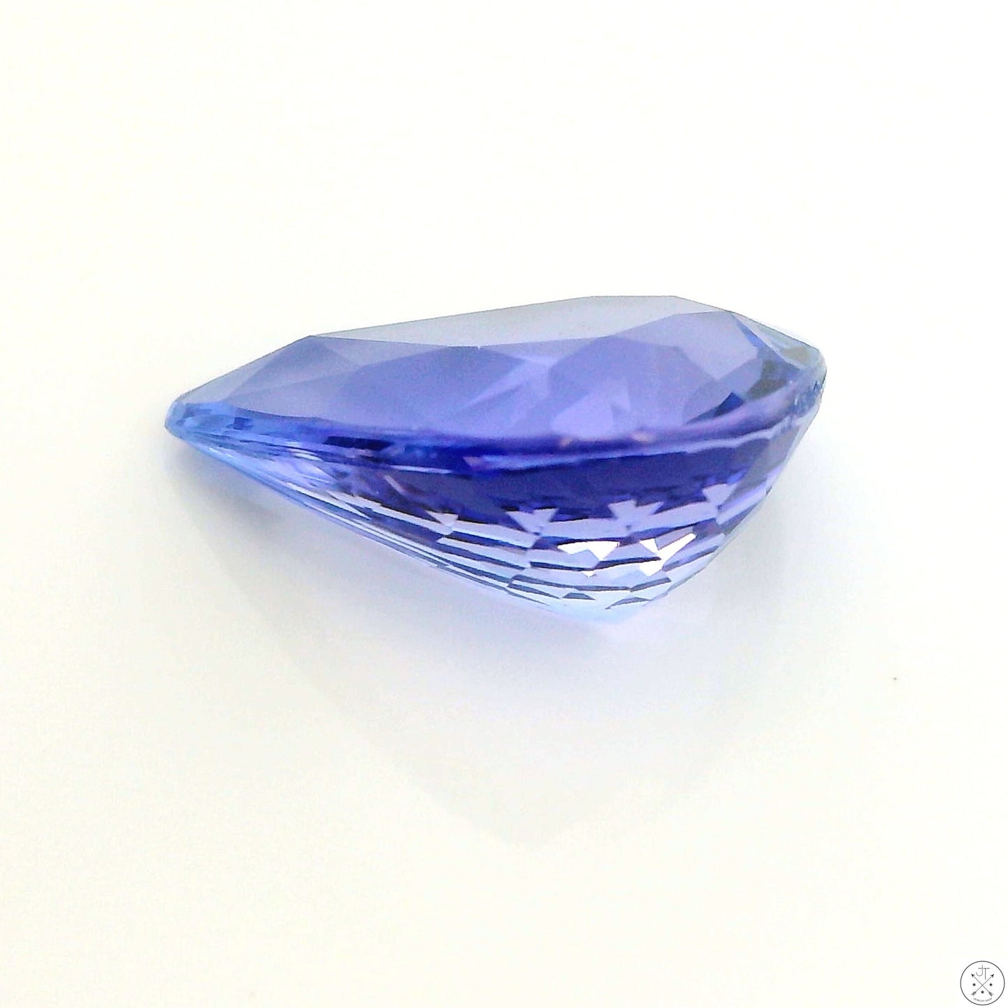 2.07 Carat Natural Tanzanite 10 x 7.6 mm Pear Faceted Gemstone Loose