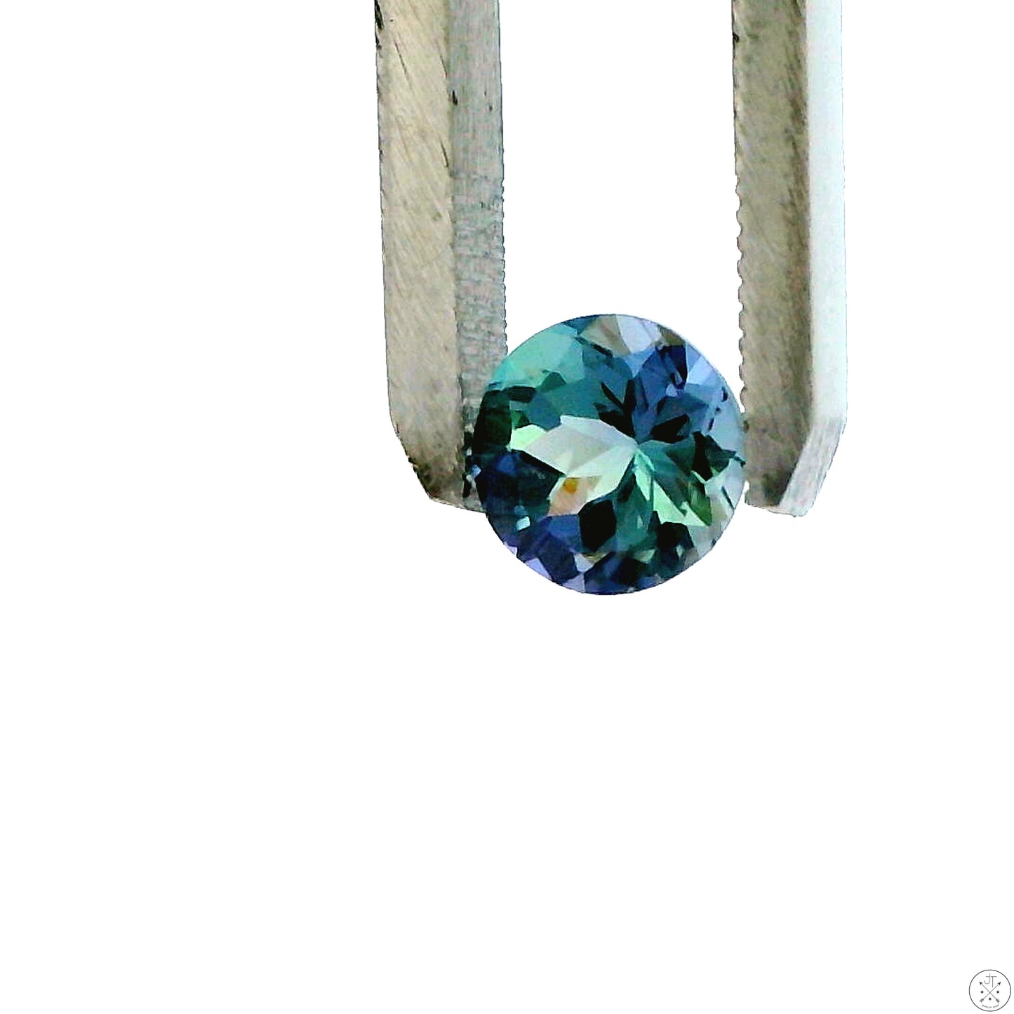 1.40 Carat Natural Tanzanite 6.7 mm Round Faceted Gemstone Loose