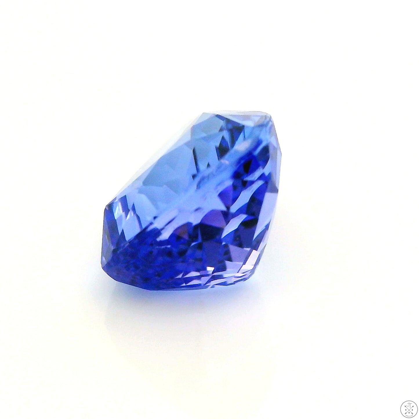 2.02 Carat Natural Tanzanite 8 x 7.4 mm Heart Faceted Gemstone Loose