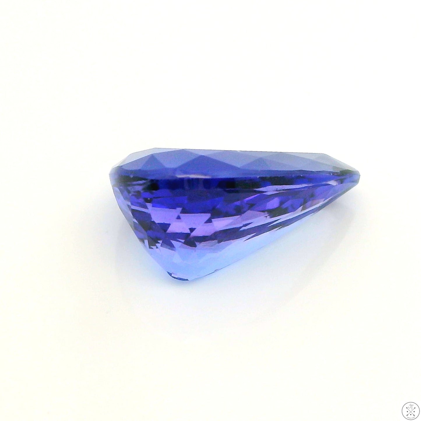 4.08 Carat Natural Tanzanite 12.7 x 8.7 mm Pear Faceted Gemstone Loose