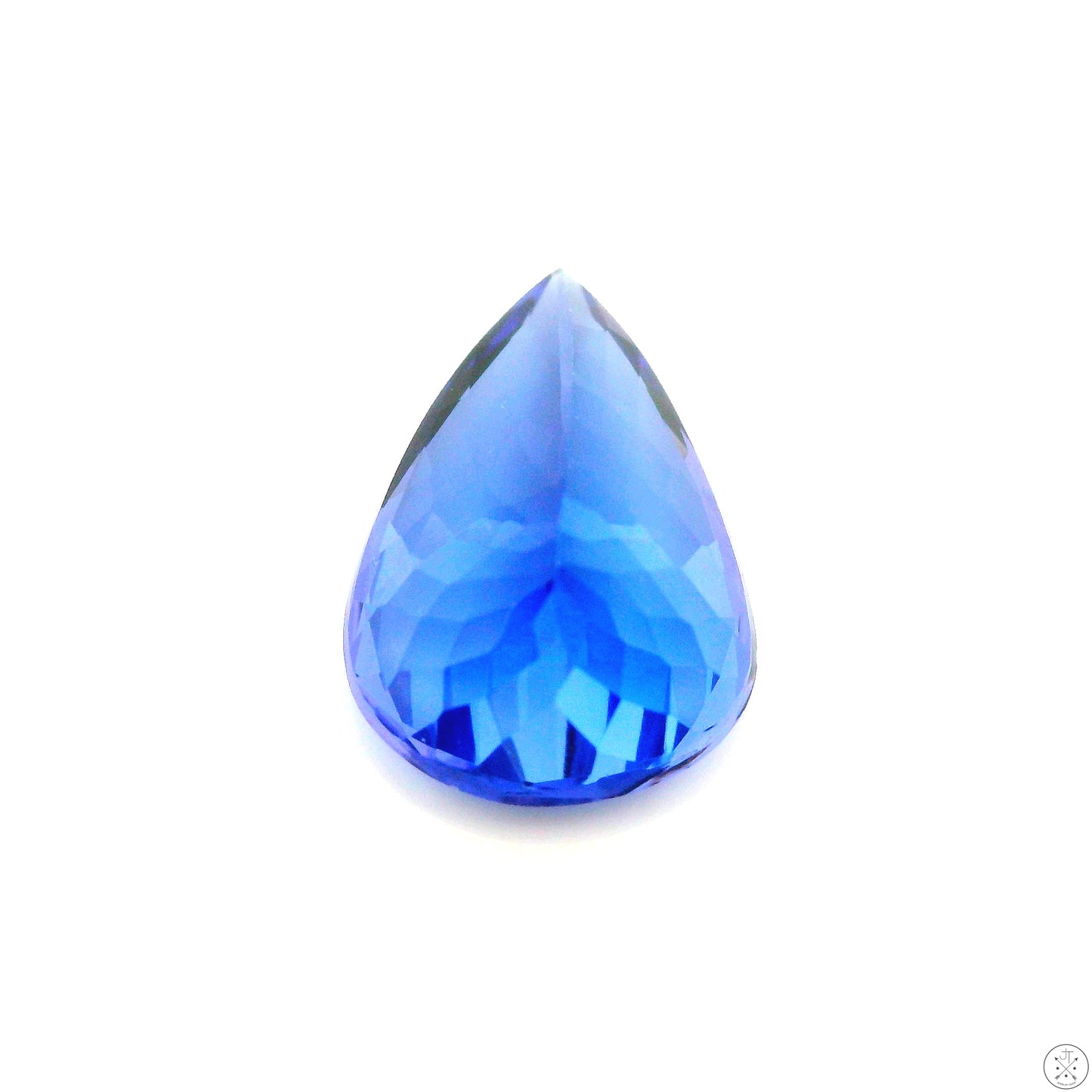 4.08 Carat Natural Tanzanite 12.7 x 8.7 mm Pear Faceted Gemstone Loose