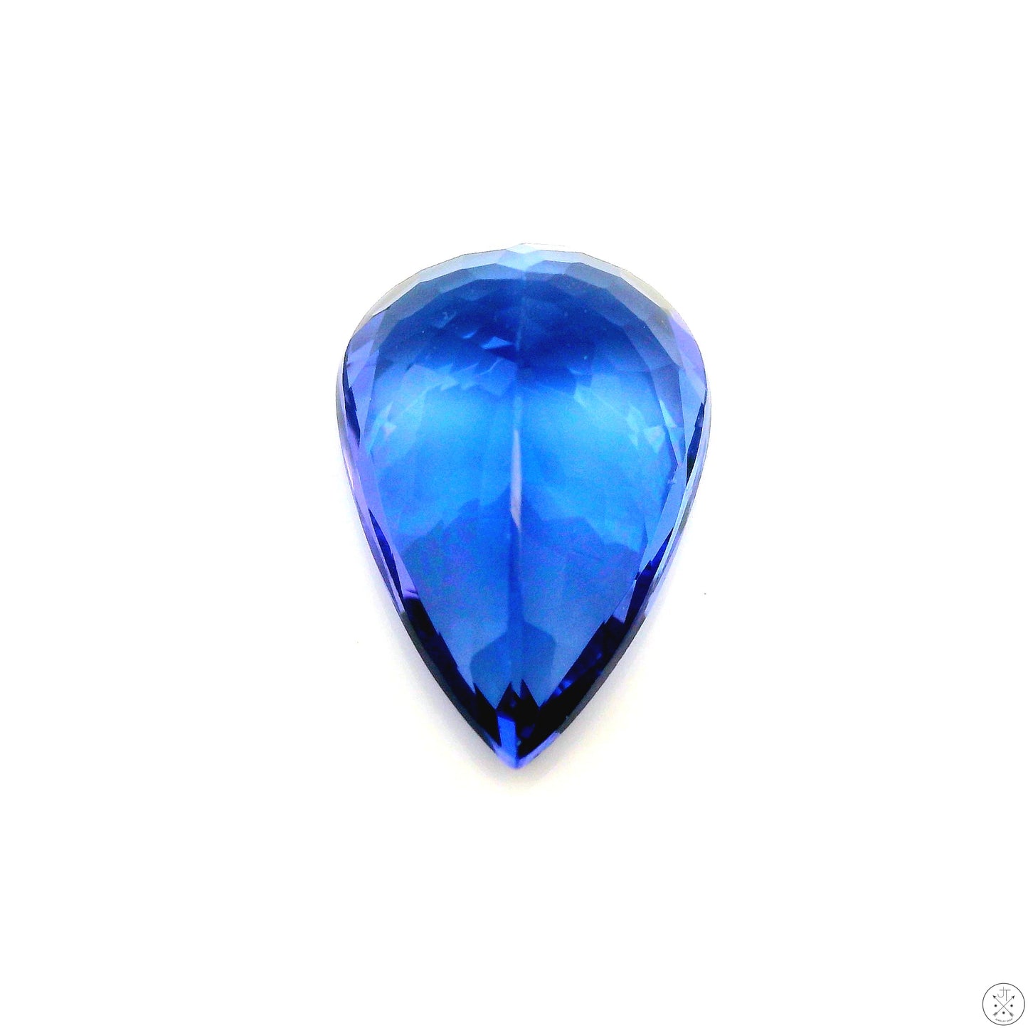 4.08 Carat Natural Tanzanite 12.7 x 8.7 mm Pear Faceted Gemstone Loose