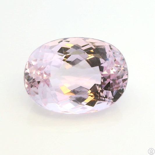 9.90 Carat Natural Kunzite 15 x 11 mm Oval Faceted Gemstone Loose