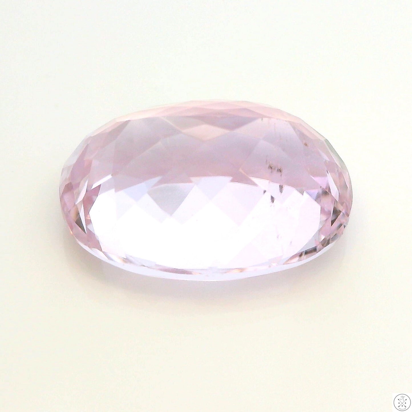 9.90 Carat Natural Kunzite 15 x 11 mm Oval Faceted Gemstone Loose