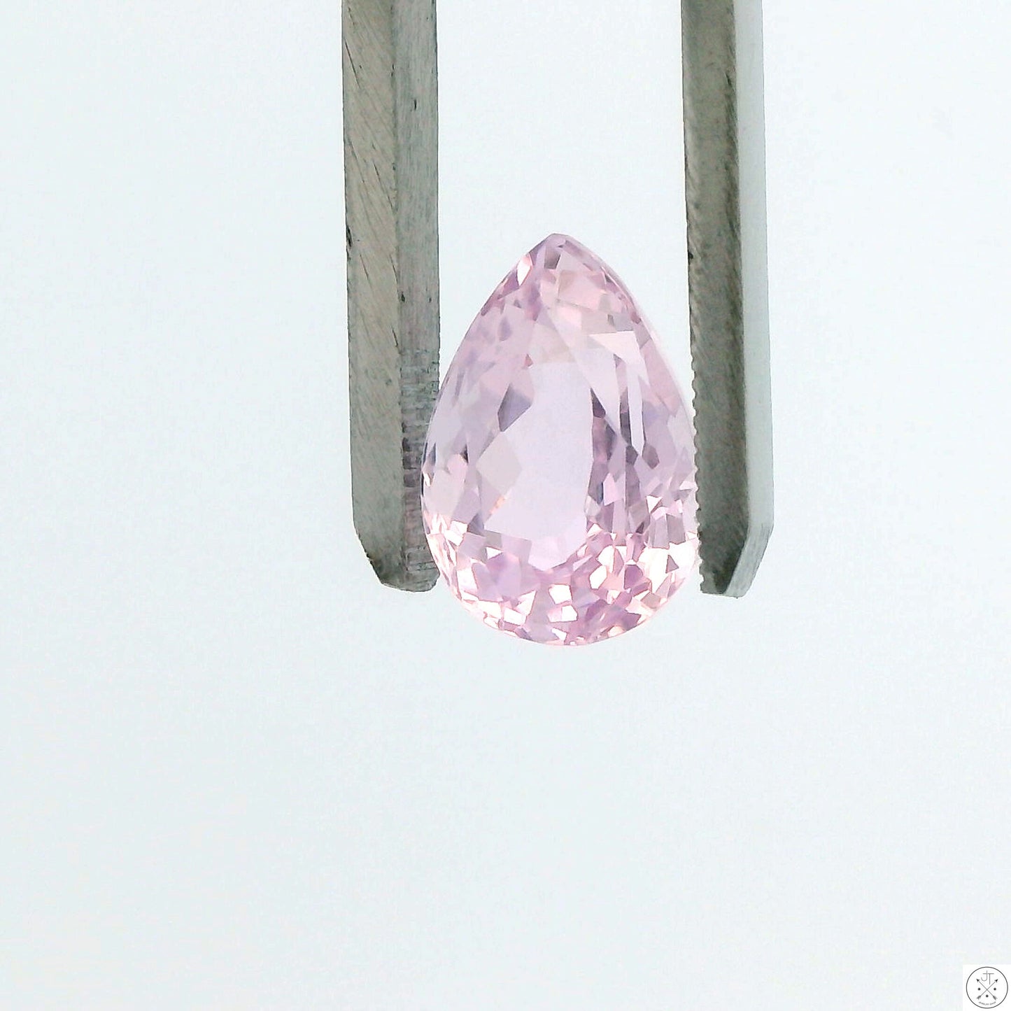 7.95 Carat Natural Kunzite 14 x 10 mm Pear Faceted Gemstone Loose