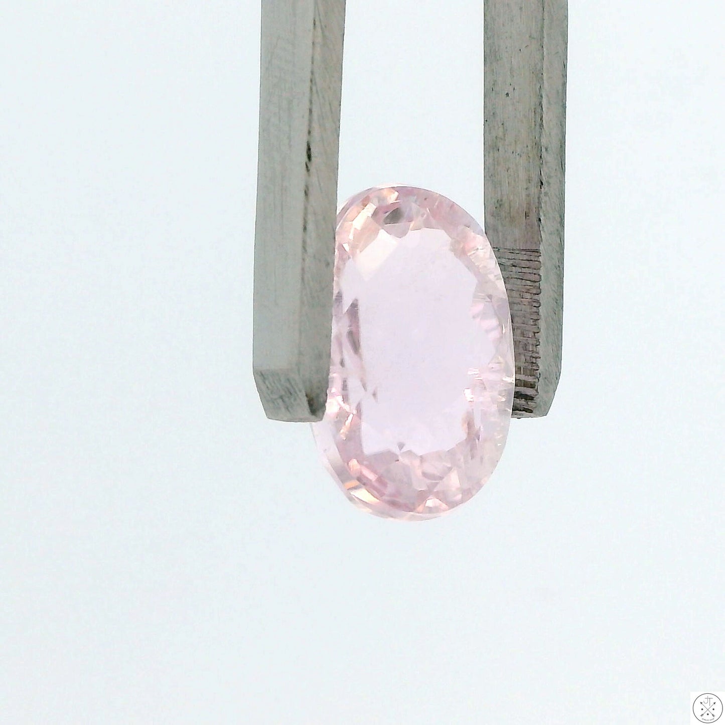 12.35 Carat Natural Kunzite 16 x 12 mm Oval Faceted Gemstone Loose