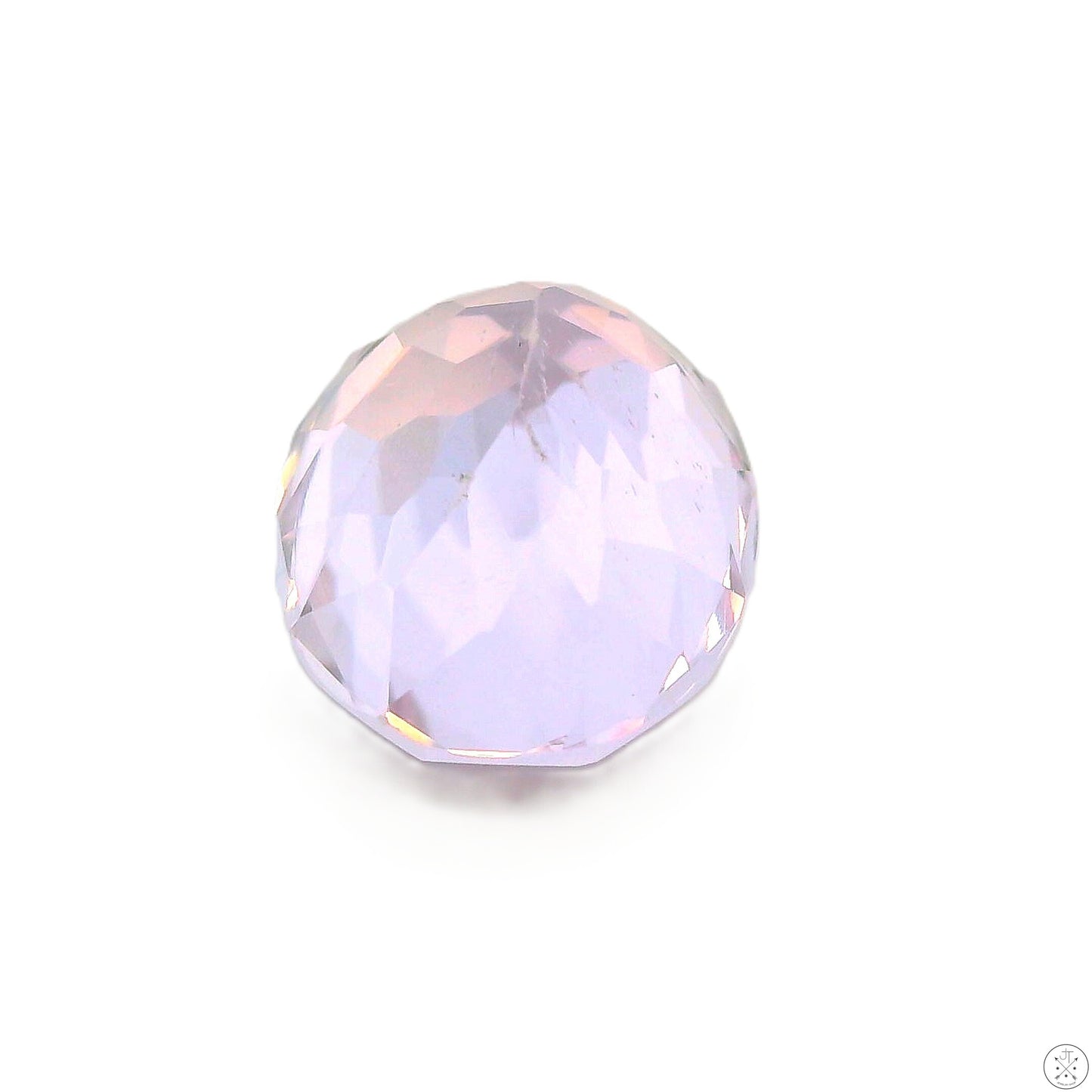 4.08 Carat Natural Kunzite 11 x 9 mm Oval Faceted Gemstone Loose