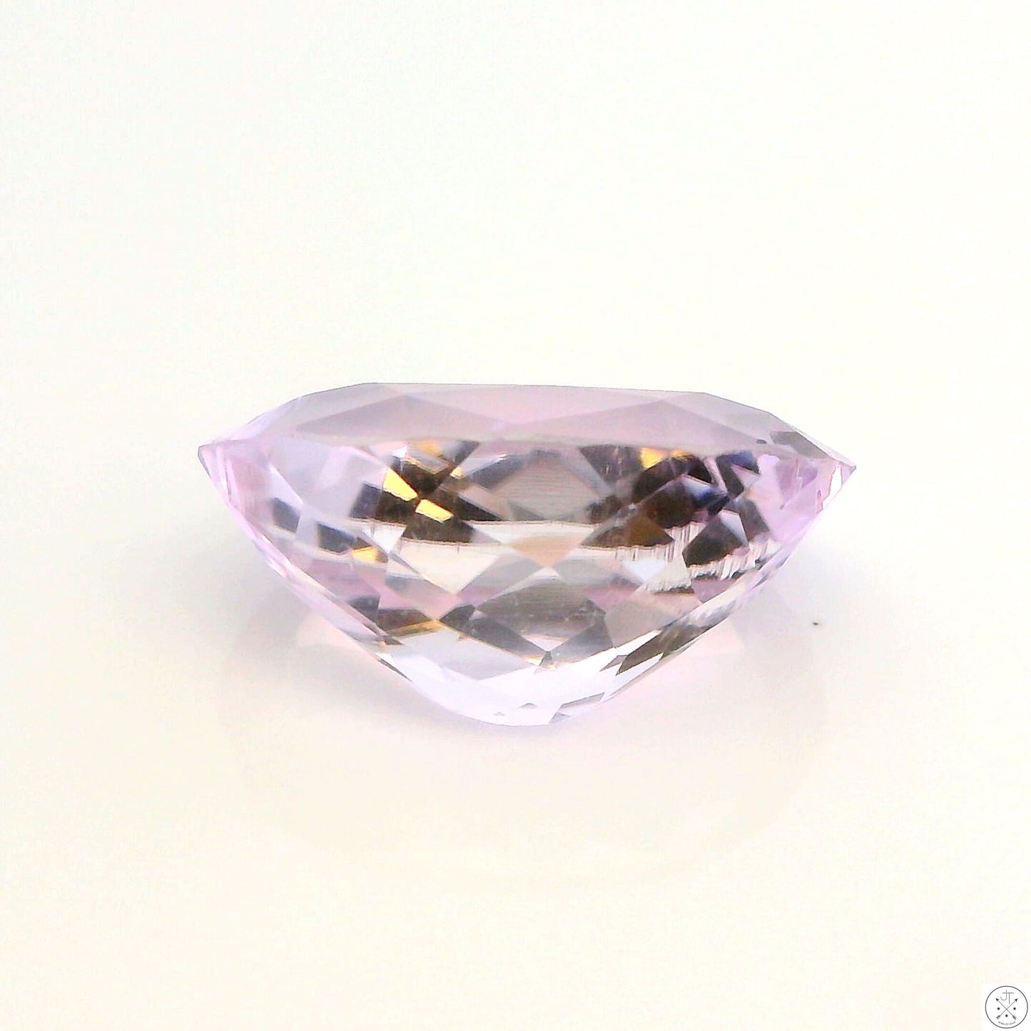 4.61 Carat Natural Kunzite 13 x 8 mm Oval Faceted Gemstone Loose